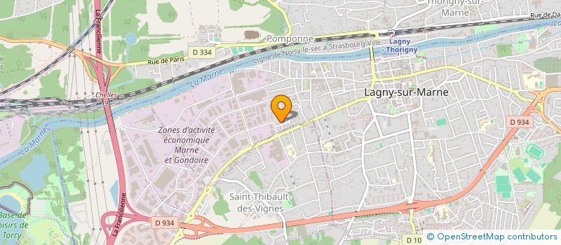 localisation de l'entreprise SO WE SELL  LAGNY-SUR-MARNE