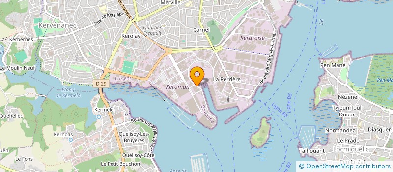 localisation de l'entreprise SO WHAT  LORIENT