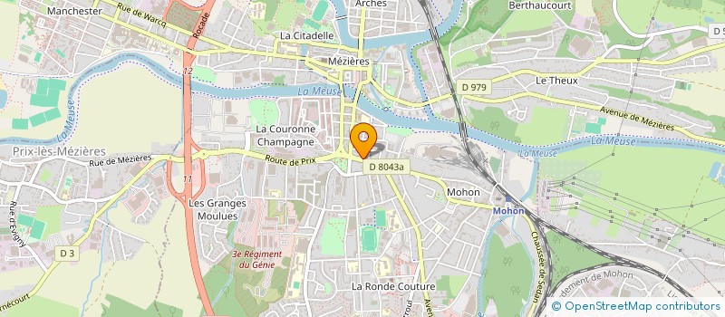 localisation de l'entreprise SO WHEEL  CHARLEVILLE-MEZIERES