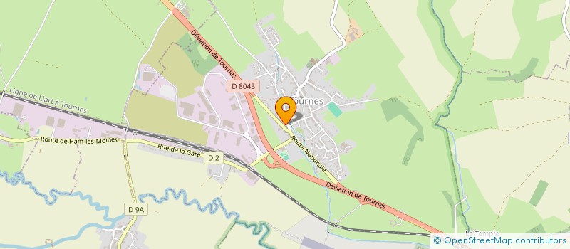 localisation de l'entreprise SO WOOD DEVELOPMENT  TOURNES