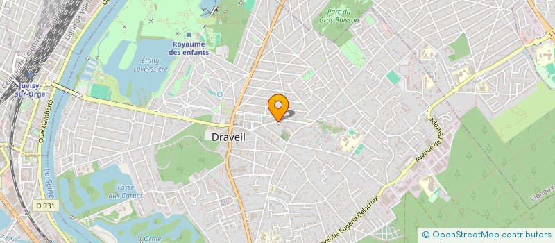 localisation de l'entreprise SO-YO : SOPHROLOGIE ET YOGA  DRAVEIL