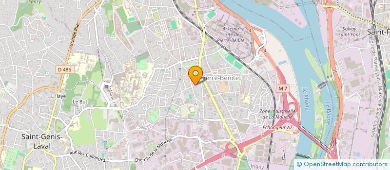 localisation de l'entreprise SO & ZHANG SCI  OULLINS-PIERRE-BENITE