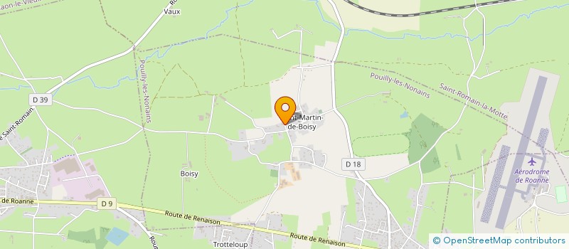 localisation de l'entreprise SO3D à POUILLY-LES-NONAINS