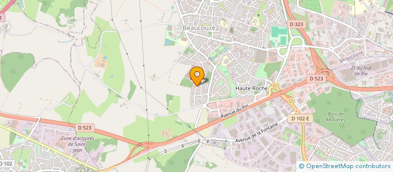 localisation de l'entreprise SO6 CROU à BEAUCOUZE