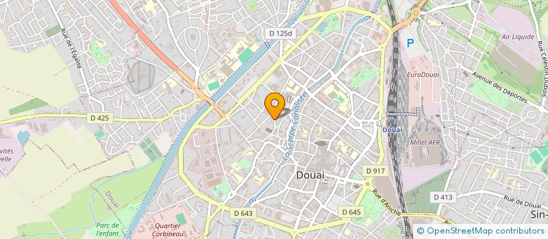 localisation de l'entreprise SOA à DOUAI