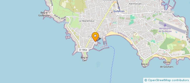 localisation de l'entreprise SOA  QUIBERON