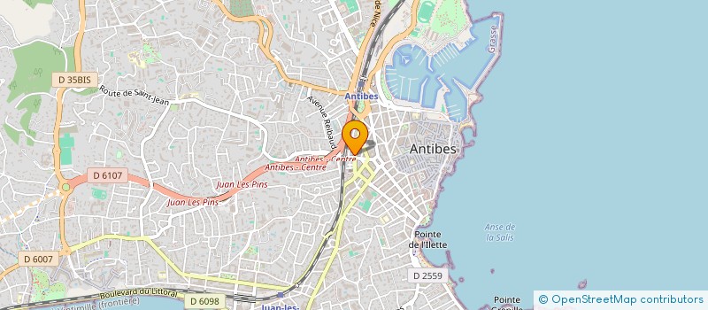 localisation de l'entreprise SOA  AUTO-ECOLE  ANTIBES