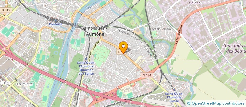 localisation de l'entreprise SOA22P à SAINT-OUEN-L'AUMONE