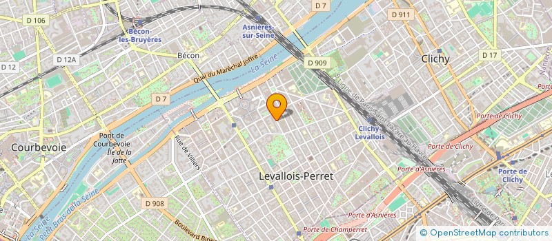 localisation de l'entreprise SOADCE à LEVALLOIS PERRET