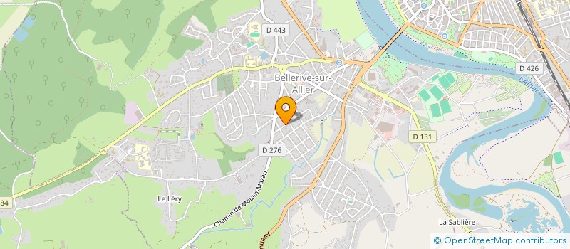 localisation de l'entreprise SOAJAZZ  BELLERIVE-SUR-ALLIER