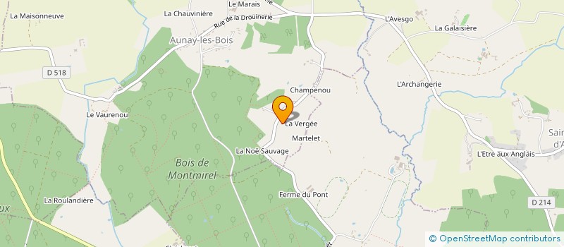 localisation de l'entreprise SOAL CONSEIL à AUNAY-LES-BOIS