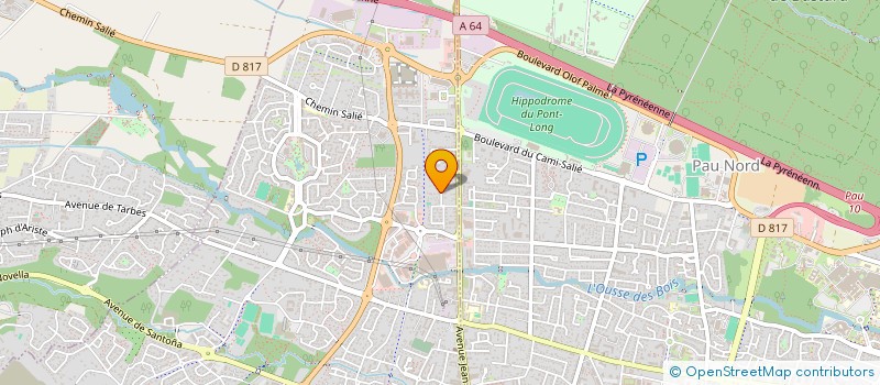 localisation de l'entreprise SOALBE à LONS