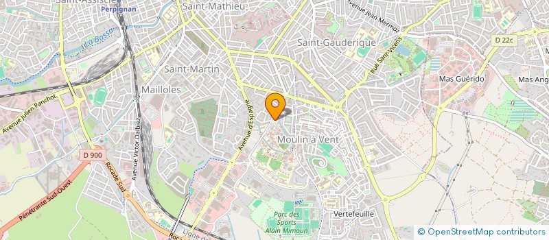 localisation de l'entreprise SOALEX RUGBY à PERPIGNAN
