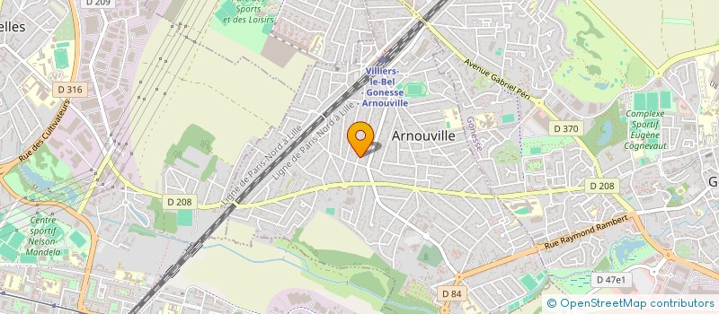 localisation de l'entreprise SOALO  ARNOUVILLE