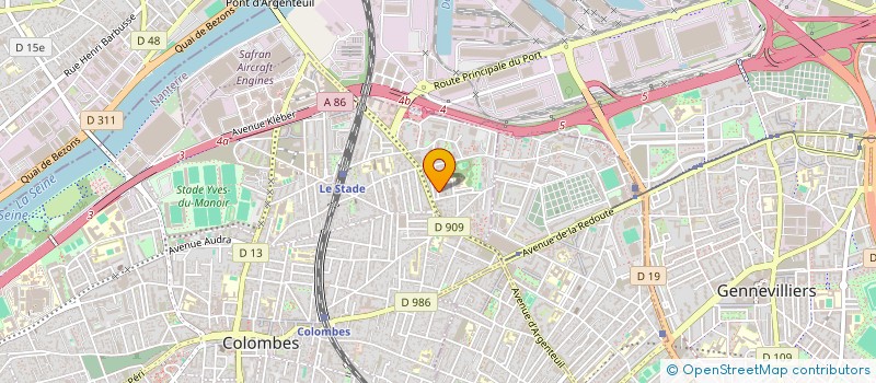 localisation de l'entreprise SOALYA à COLOMBES