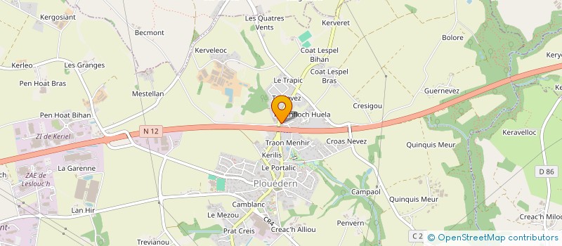 localisation de l'entreprise SOAM  GUICLAN