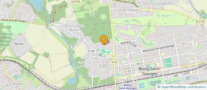 localisation de l'entreprise SOAMA  BUSSY-SAINT-GEORGES