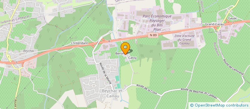 localisation de l'entreprise SOAMA  BORDEAUX