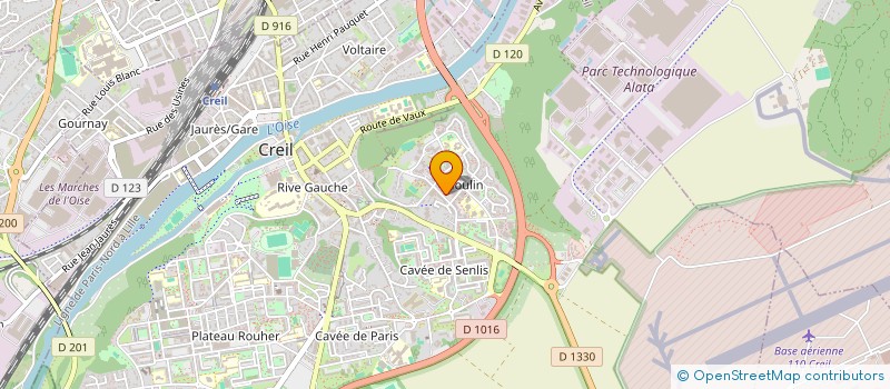 localisation de l'entreprise SOAMA : ASSOCIATION DE JEET KUNE DO ET KALI PHILIPPIN  CREIL