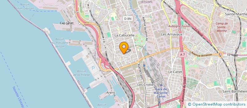 localisation de l'entreprise SOAMAHEVA à MARSEILLE