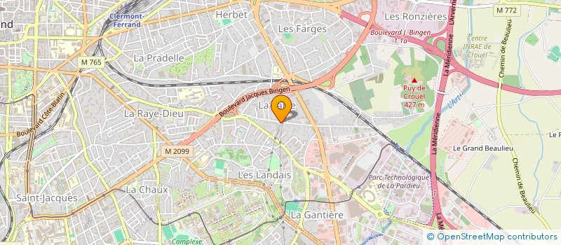 localisation de l'entreprise SOAN à CLERMONT-FERRAND