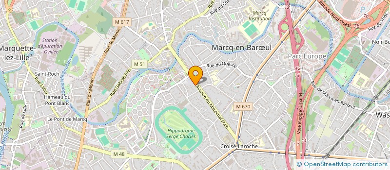 localisation de l'entreprise SOAN&AN à MARCQ-EN-BARŒUL