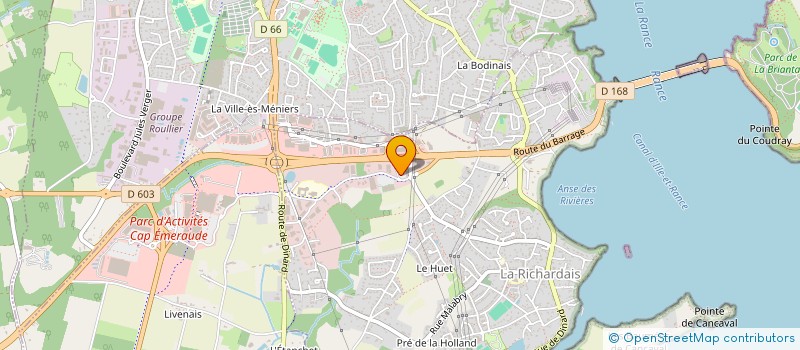 localisation de l'entreprise SOANA  LA RICHARDAIS