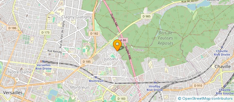 localisation de l'entreprise SOANE DRIVER à VERSAILLES