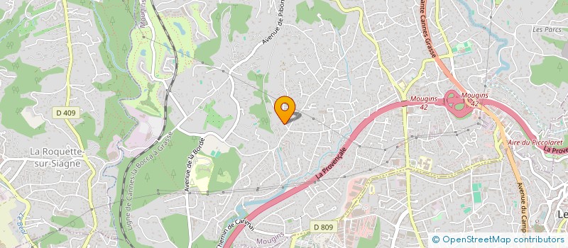 localisation de l'entreprise SOANJODO à MOUGINS