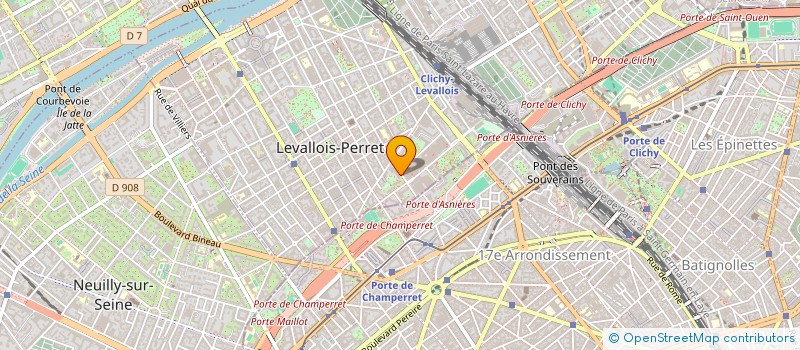 localisation de l'entreprise SOANNE à LEVALLOIS-PERRET