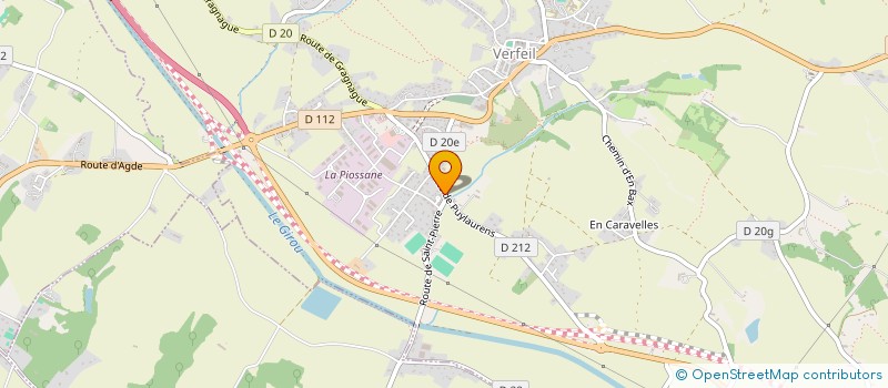 localisation de l'entreprise SOANSA  VERFEIL