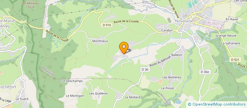 localisation de l'entreprise SOAR  NOVALAISE