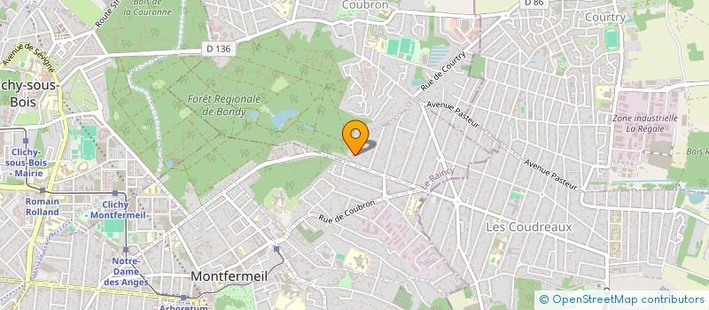 localisation de l'entreprise SOAR à MONTFERMEIL