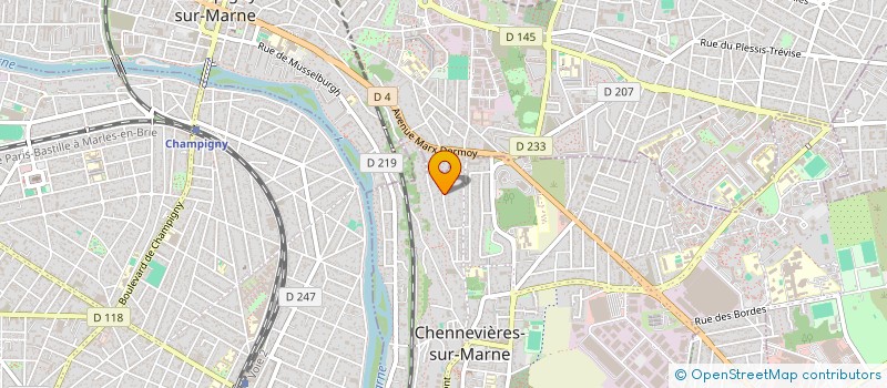 localisation de l'entreprise SOARD-LAVILLE  CHENNEVIERES-SUR-MARNE