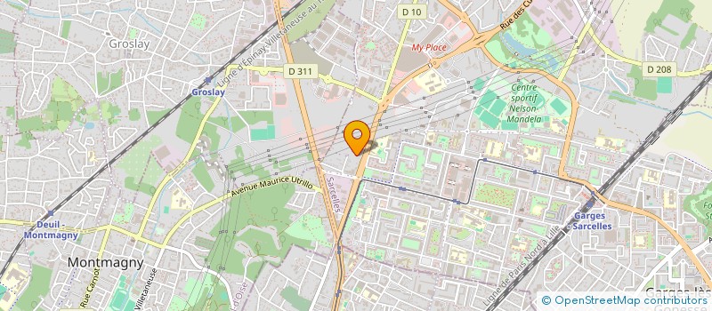localisation de l'entreprise SOARES à SARCELLES