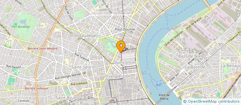 localisation de l'entreprise SOARES 90  BORDEAUX