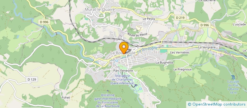 localisation de l'entreprise SOARES AND CO  LA BOURBOULE