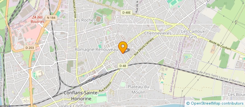 localisation de l'entreprise SOARES ENTREPRISE  CONFLANS-SAINTE-HONORINE