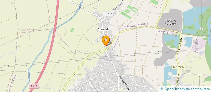 localisation de l'entreprise SOARES FARIAS  LES MARTRES-D'ARTIERE