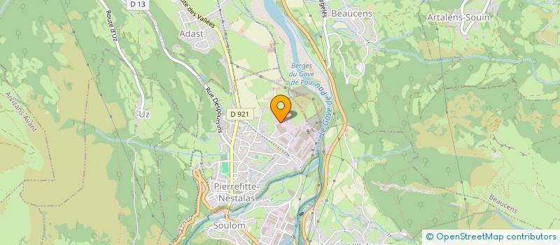 localisation de l'entreprise SOARES FINANCEMENT  PIERREFITTE-NESTALAS