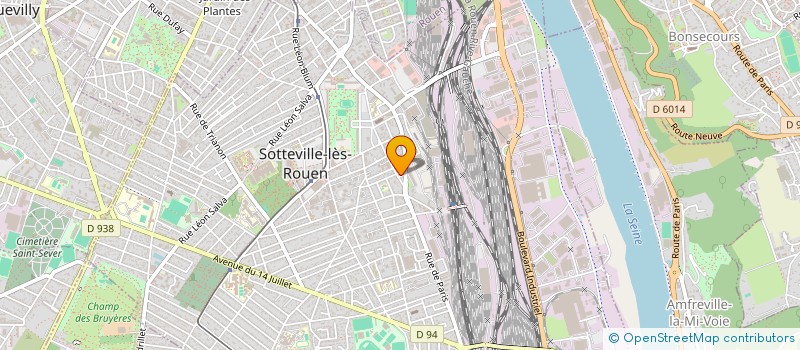 localisation de l'entreprise SOARES INVESTISSEMENT  SOTTEVILLE-LES-ROUEN