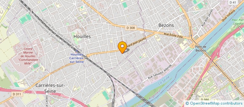 localisation de l'entreprise SOARES PERE ET FILS  HOUILLES