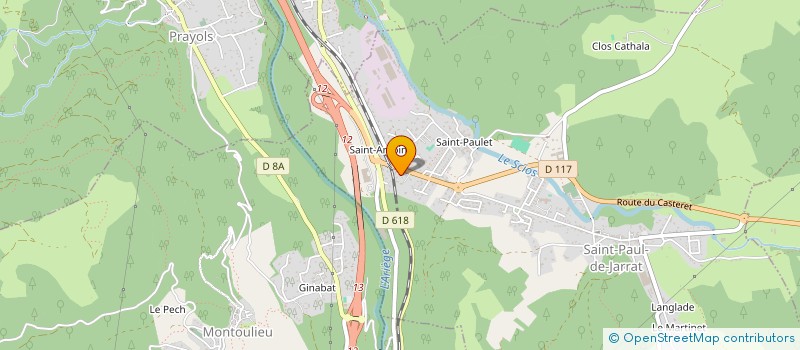 localisation de l'entreprise SOARES PHILIPPE à MONTOULIEU