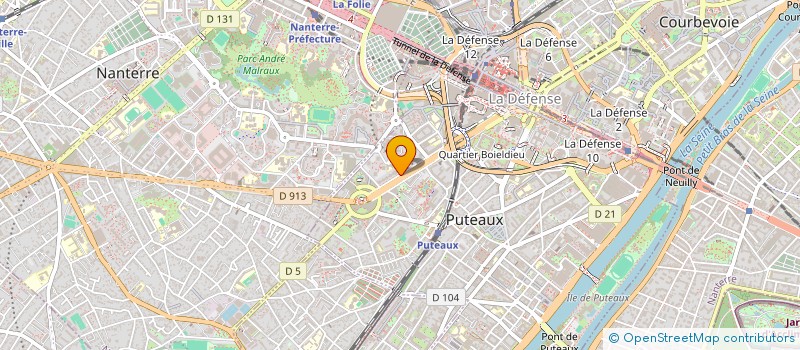 localisation de l'entreprise SOAS  PUTEAUX