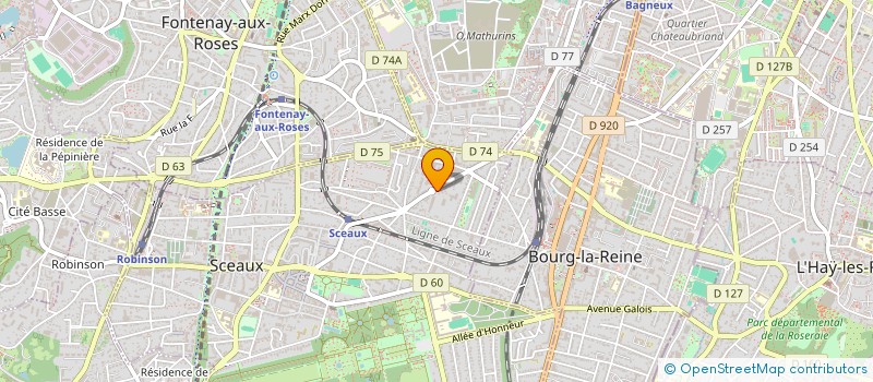 localisation de l'entreprise SOATATA à SCEAUX