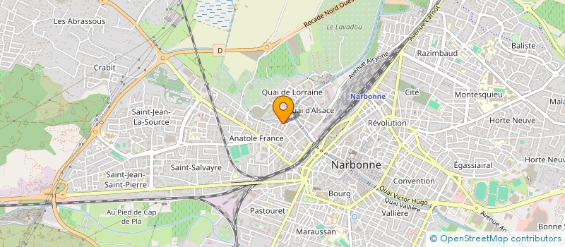 localisation de l'entreprise SOAUTO11  NARBONNE