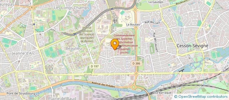 localisation de l'entreprise SOAV à CESSON-SEVIGNE