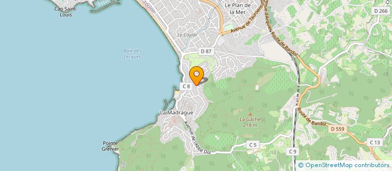 localisation de l'entreprise SOAVA DIA à SAINT-CYR-SUR-MER