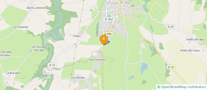 localisation de l'entreprise SOAX  EVAUX-LES-BAINS