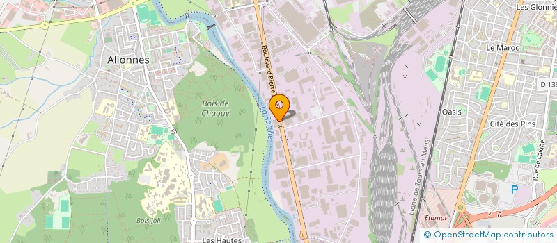 localisation de l'entreprise SOAZIG à LE MANS